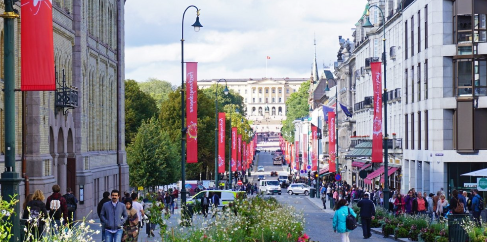 Karl Johans Gate, Oslo, Norway